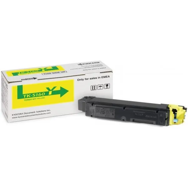 Kyocera Toner Giallo TK-5160Y Per Ecosys P7040CDN Capacità 12000 Pagine A4 1T02NTANL0 - immagine 1