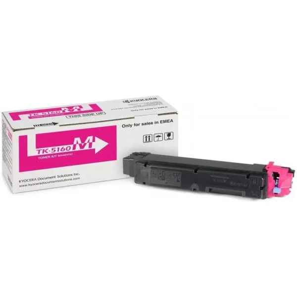 Kyocera Toner Magenta TK-5160M Per Ecosys P7040CDN Capacità 12000 Pagine A4 1T02NTBNL0 - immagine 1