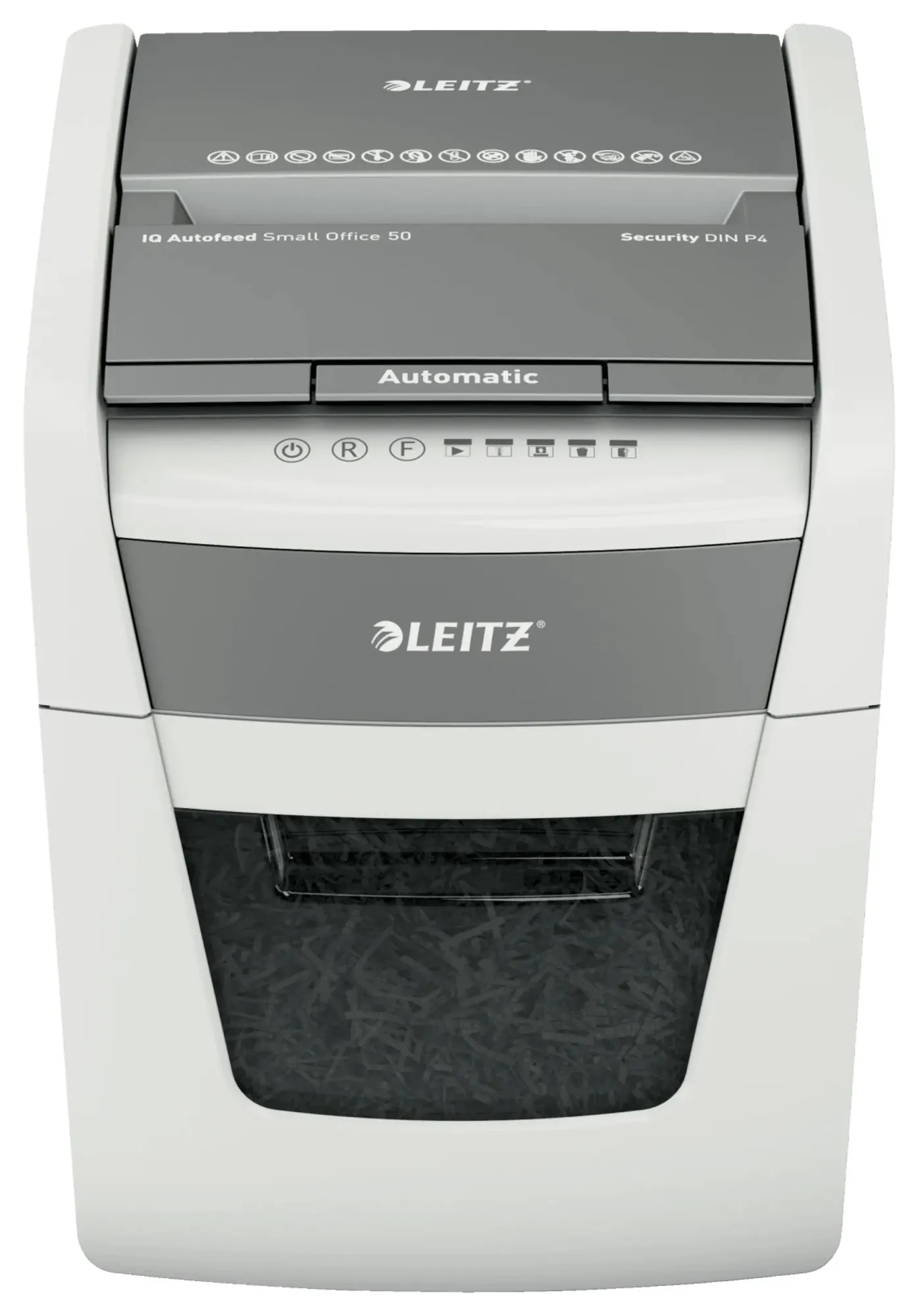 Leitz IQ Distruggidocumenti automatico Autofeed 50X P4 Small Office - immagine 1