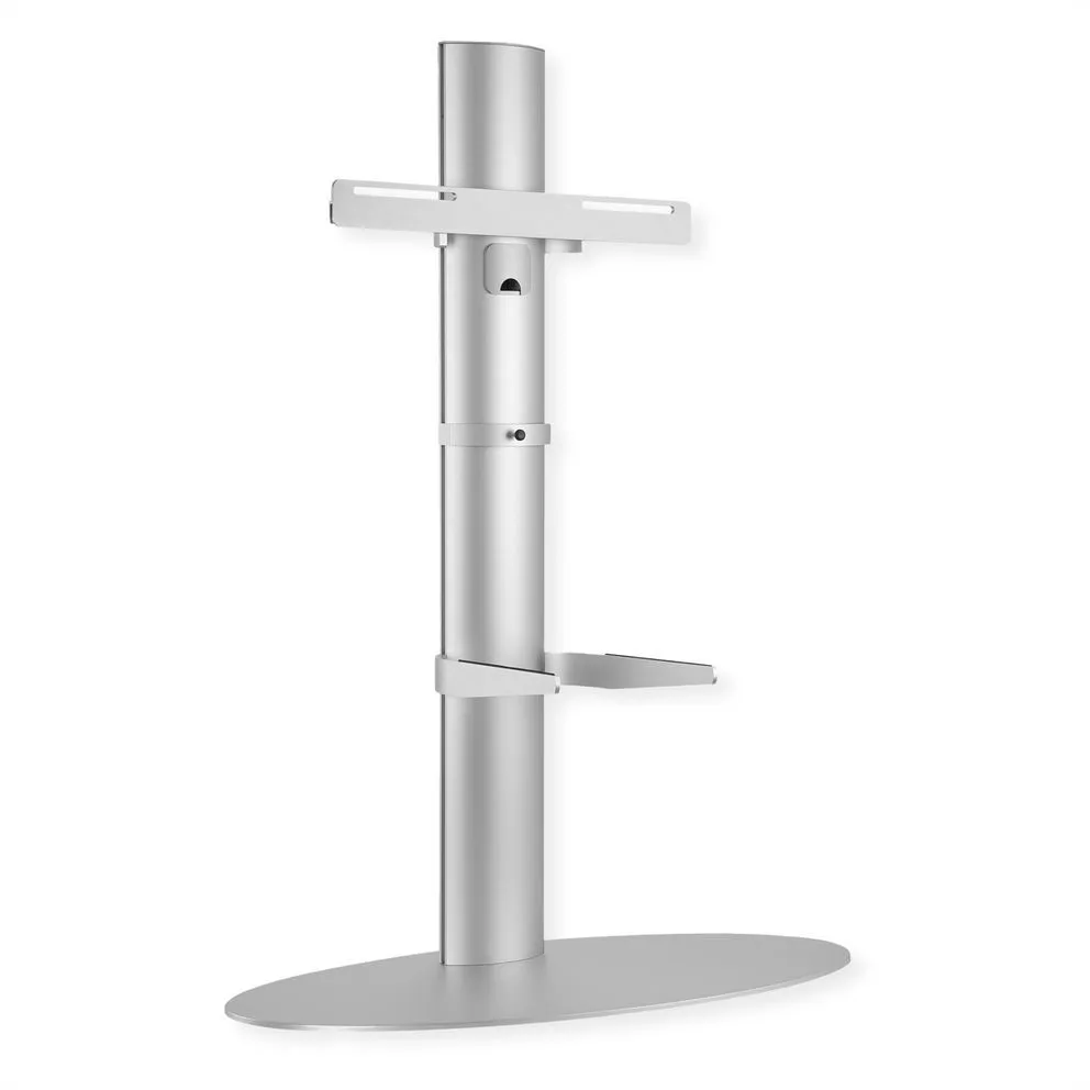 Staffa Pavimento Per Tv Fino A 55 Silver Alluminio 400X400 40Kg - immagine 1