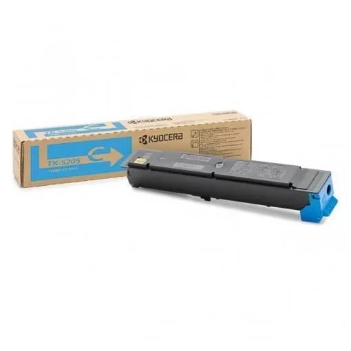 Kyocera Toner Ciano TK-5205C Per Taskalfa 356CI Da 12000 Pagine A4 Copertura 5 Cento 1T02R5CNL0 - immagine 1