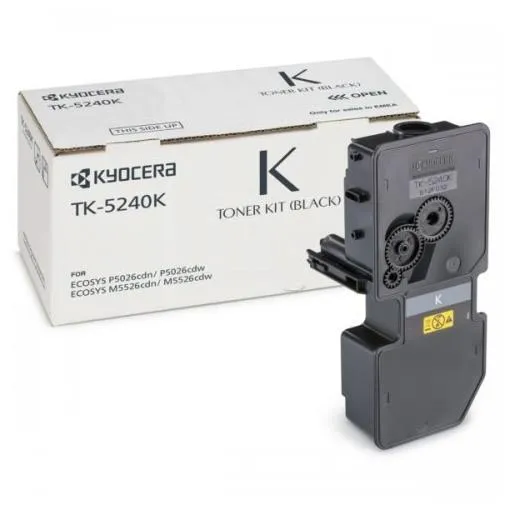 Kyocera Toner Nero TK-5240C Per Ecosys P5026CDN/CDW/ECOSYS M5526CDN/CDW - Capacita 3000 Pagine In Formato A4 (ISO/IEC 19798) 1T02R70NL0 - immagine 1
