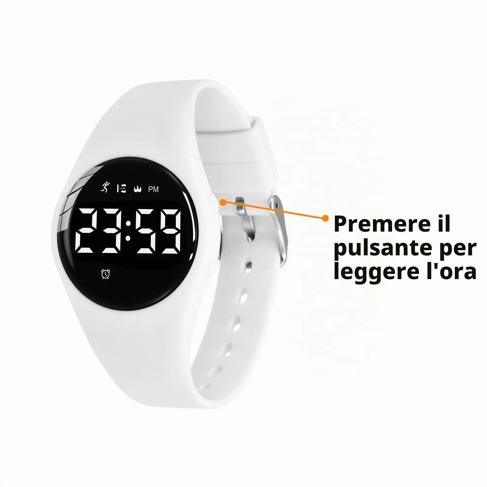 aswan watch Orologio Digitale Bambina Bambino con Contapassi,Calorie e Distanza senza App,Sveglia, Cronometro, Data, Luce-Orologio da polso Ragazza Ragazzo con Cinturino in Silicone - immagine 5