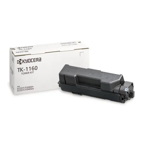 Kyocera Toner Nero TK-1160 Per Ecosys P2040DN/DW Capacità 7200 Pagine In Formato A4 1T02RY0NL0 - immagine 1