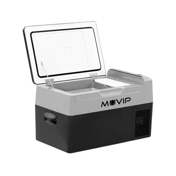 Frigo Muvip Portatile a Compressore 20 Litri 50W - Maniglie per il Trasporto - Compressore Silenzioso - Colore Nero - immagine 1