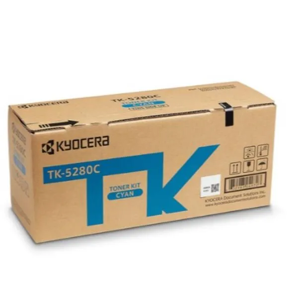 Kyocera Toner Ciano TK-5280C Ecosys P6235 1T02TWCNL0 - immagine 1