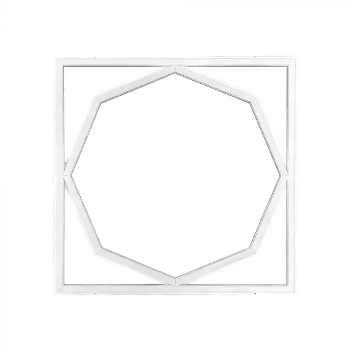 V-TAC Pannello LED 72W Ottagonale Incasso Driver Esterno 600x600mm 6500K - immagine 1