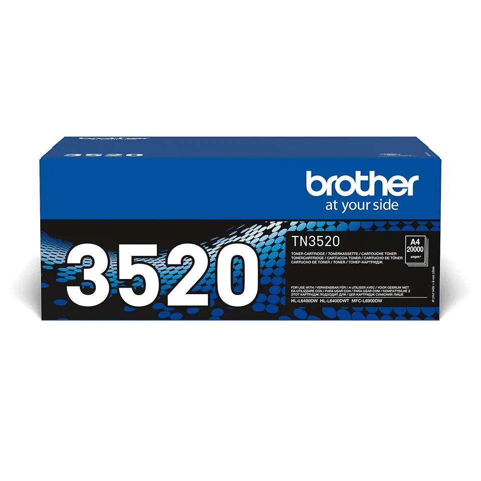 Brother TN-3520 cartuccia toner 1 pz Originale Nero - immagine 1