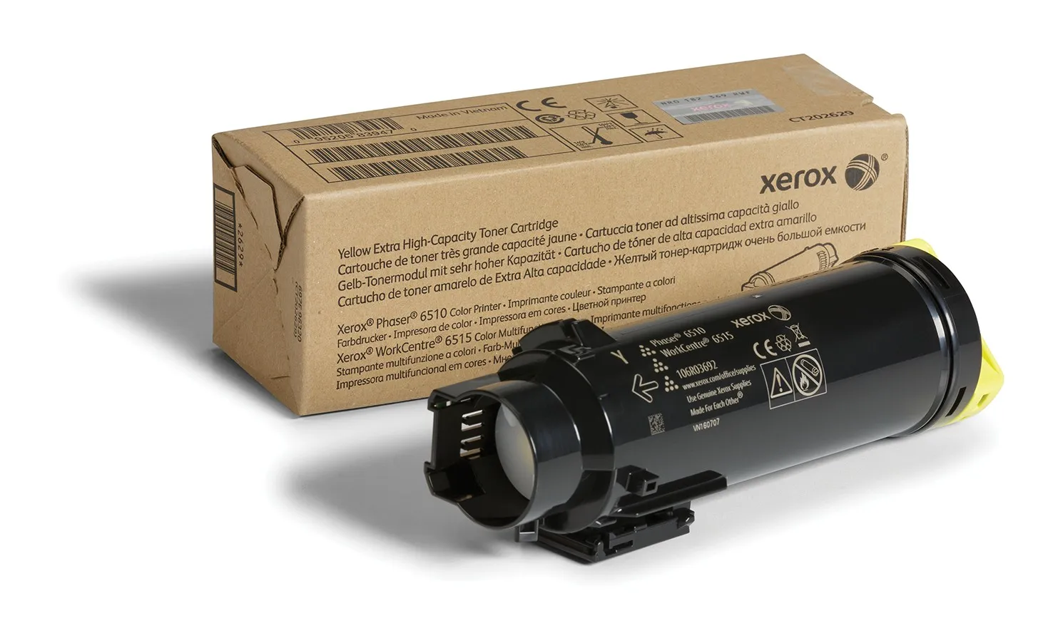 Xerox Cartuccia toner Giallo da 4.300 pagine per Phaser 6510 / WorkCentre 6515 (106R03692) - immagine 1