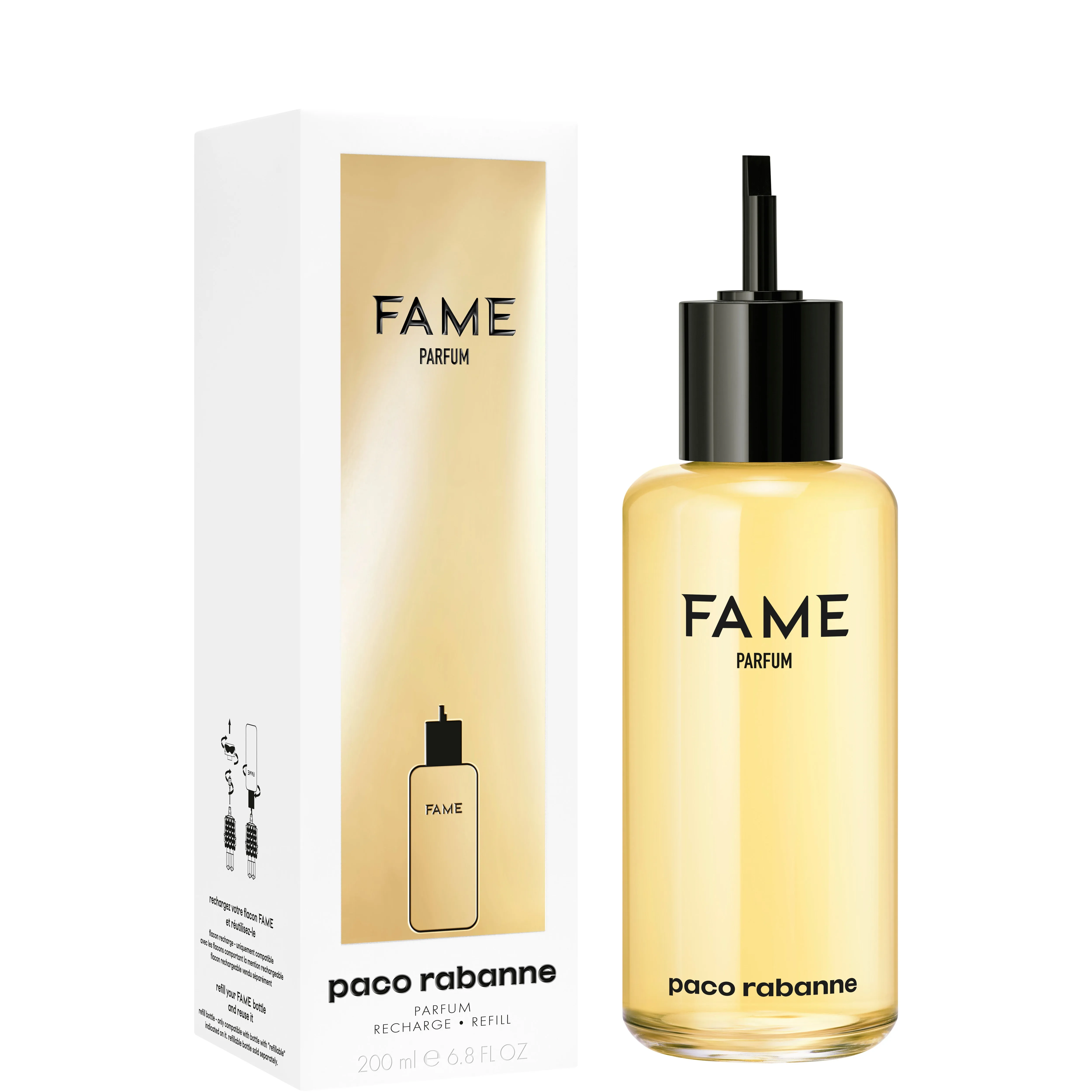 Rabanne Rabanne Fame Parfum - 200 ML Ricarica - immagine 1