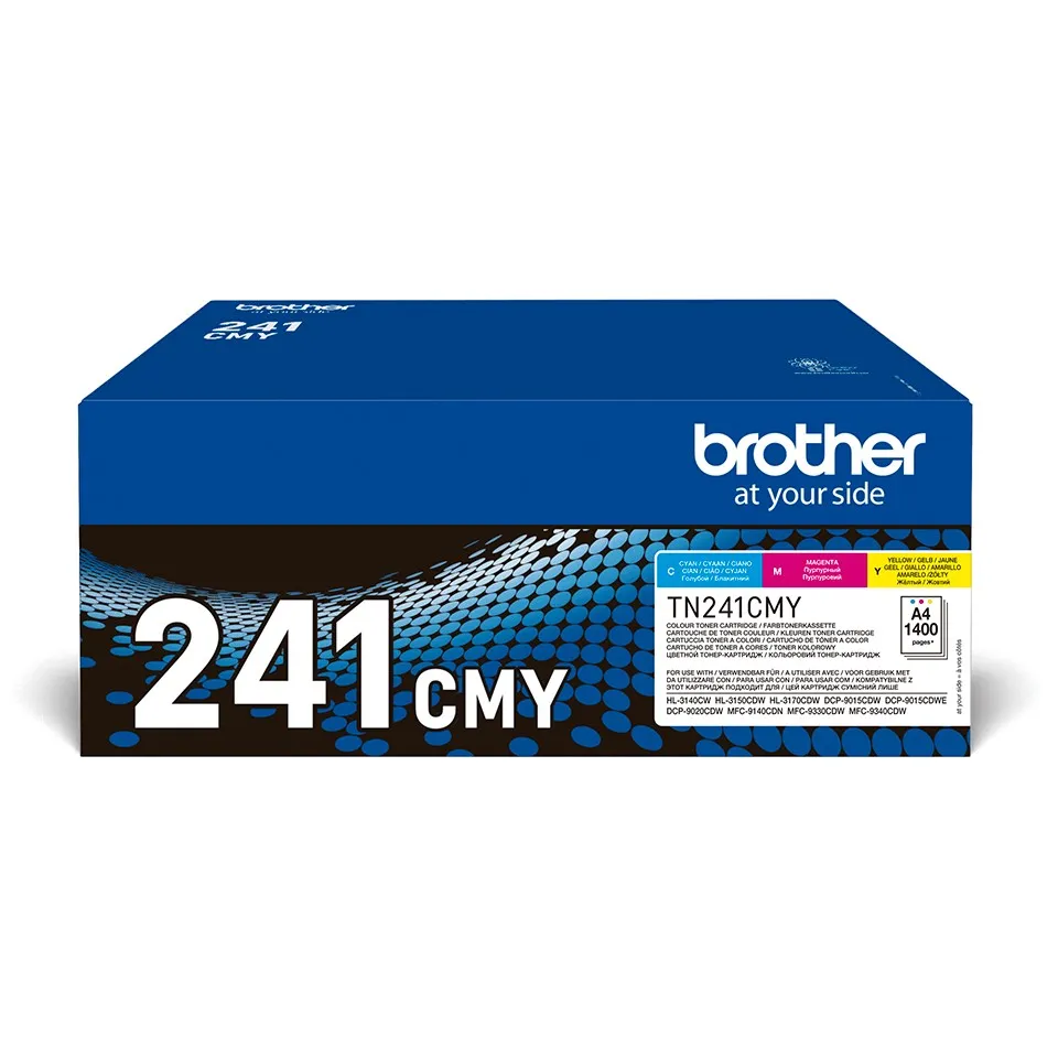 ORIGINALE Brother Multipack ciano / magenta / giallo TN-241CMY 4200 pagine - immagine 1