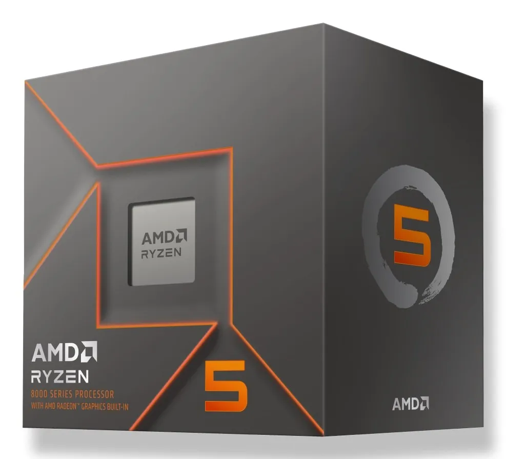 Amd Cpu Ryzen 5 8500G Am5 35Ghz 6 Core 16Mb Cache Box - immagine 1