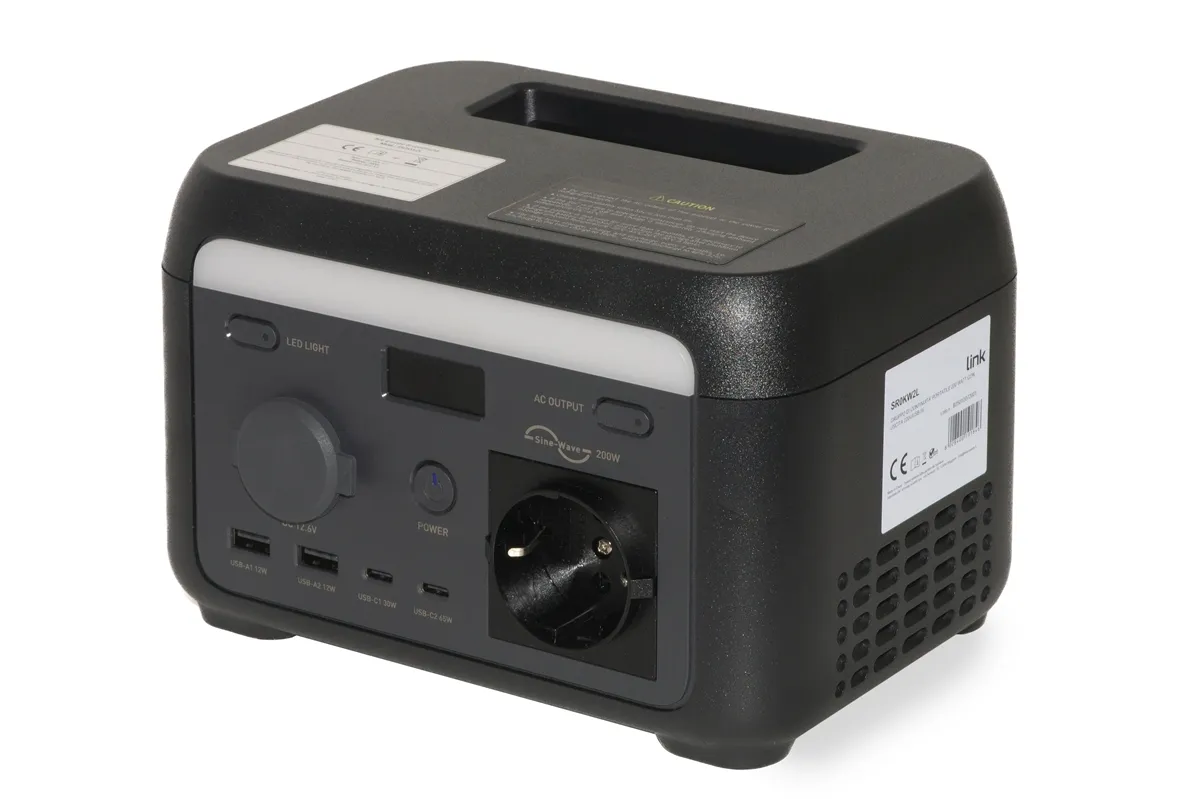 Gruppo Di Continuita Portatile 200 Watt Con Uscita 220V/Usb 5V - immagine 1