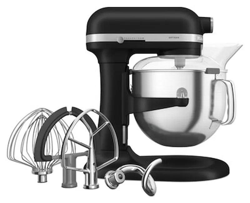 KitchenAid Impastatrice Planetaria 6,6L Artisan 5ksm70shxebm Nero Opaco - immagine 1
