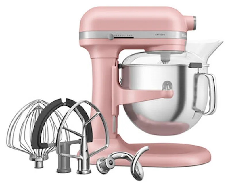 KitchenAid Impastatrice Planetaria 6,6L Artisan 5ksm70shxedr Rosa - immagine 1