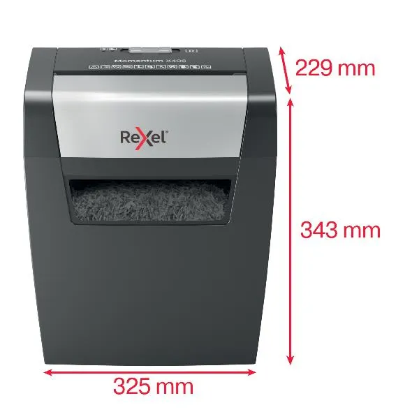 Rexel Momentum X406 Distruggidocumenti 2104569EU - immagine 1