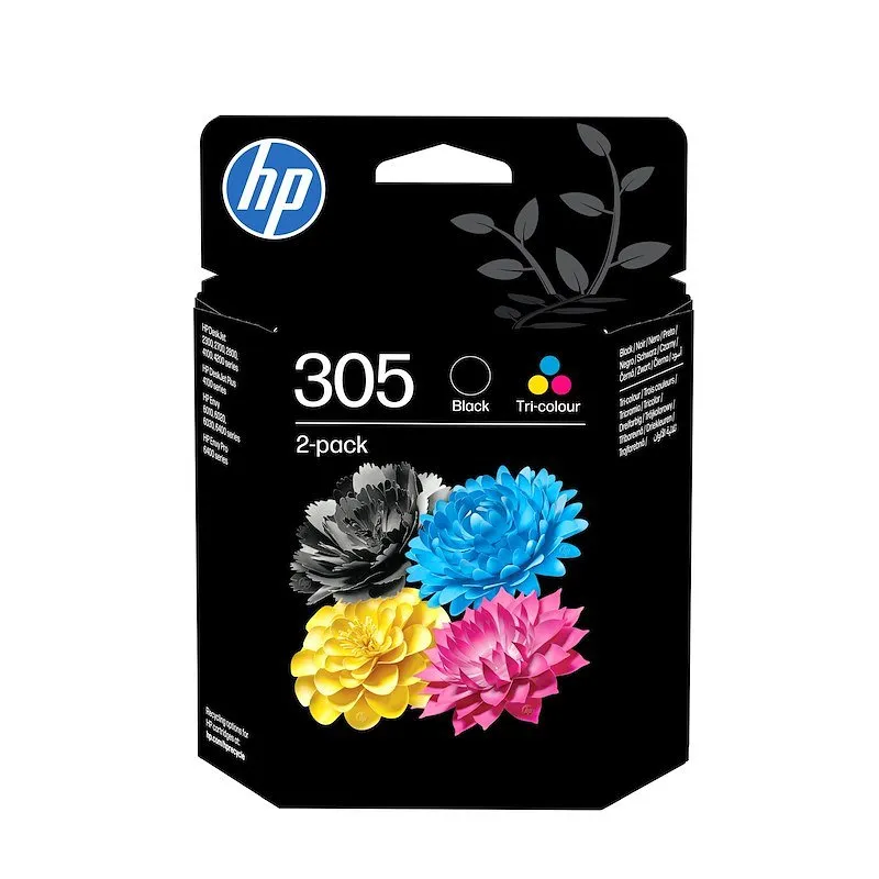 Hp Cartucce d'Inchiostro 305 Nero / Colori 6zd17ae#301 - immagine 1