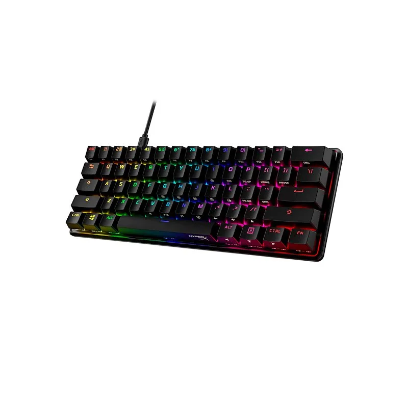 HP Tastiera HYPERX ALLOY ORIGINS 60 Retroilluminata Nero - immagine 1