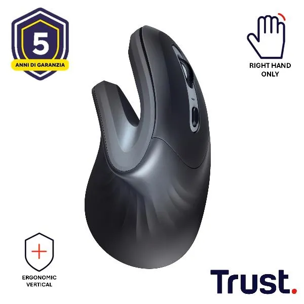 Trust Verro Ergonomic Mouse Wireless 23507 - immagine 1