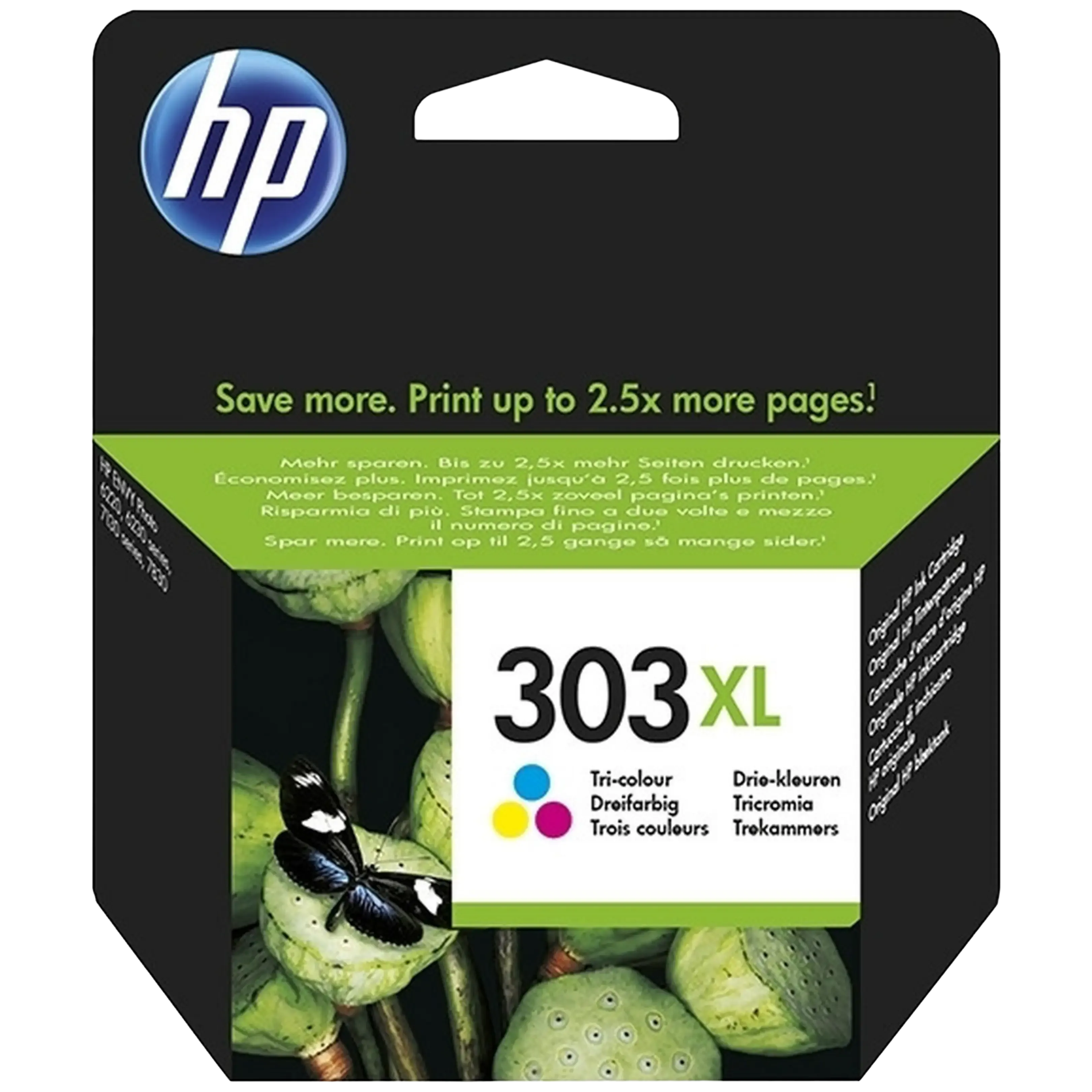 Hp Cartucce Toner XL Tricromia 303 T6n03ae#30a - immagine 1