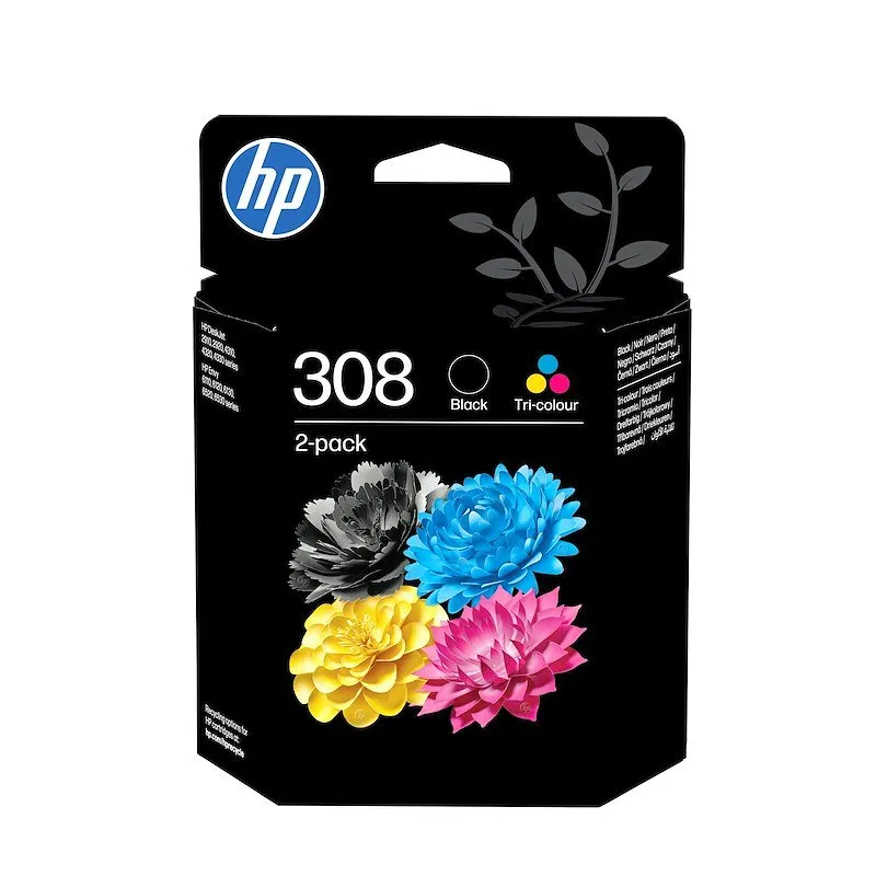 Hp 2 Cartucce di Inchiostro Nero/Tricromia Originali HP 308 COMBO PACK - immagine 1