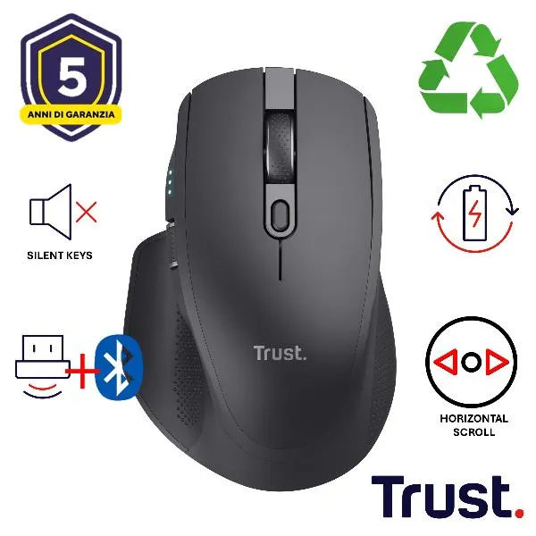 Trust Ozaa+ Multi-Device Wireless Mouse 24820 - immagine 1