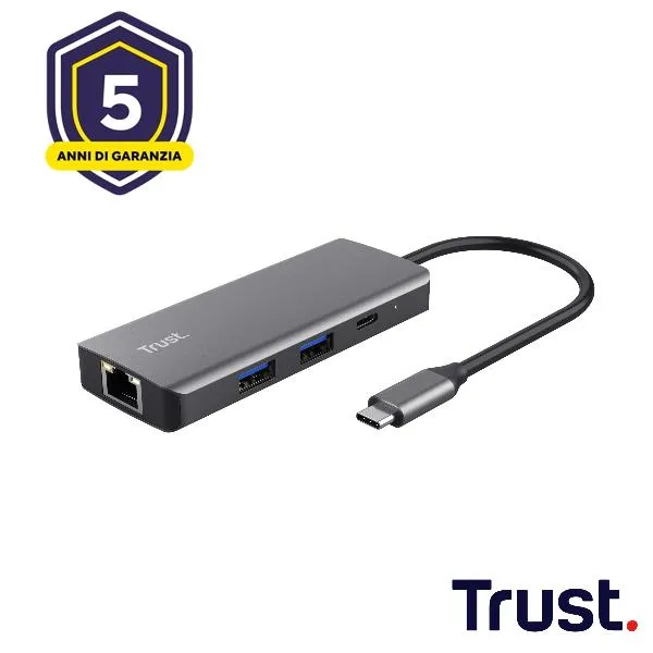 Trust Dalyx 6-IN-1 Multiport Adapter 24968 - immagine 1