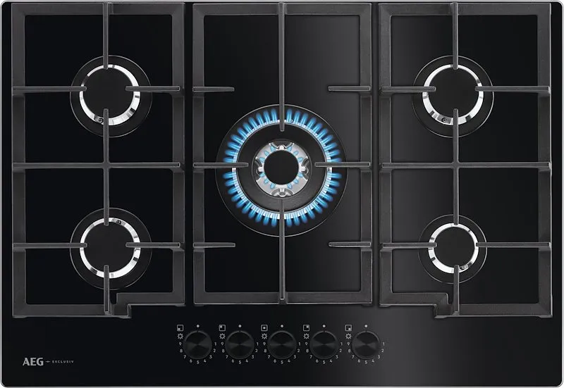 Aeg Piano cottura gas Hkb75451nb nero - immagine 1