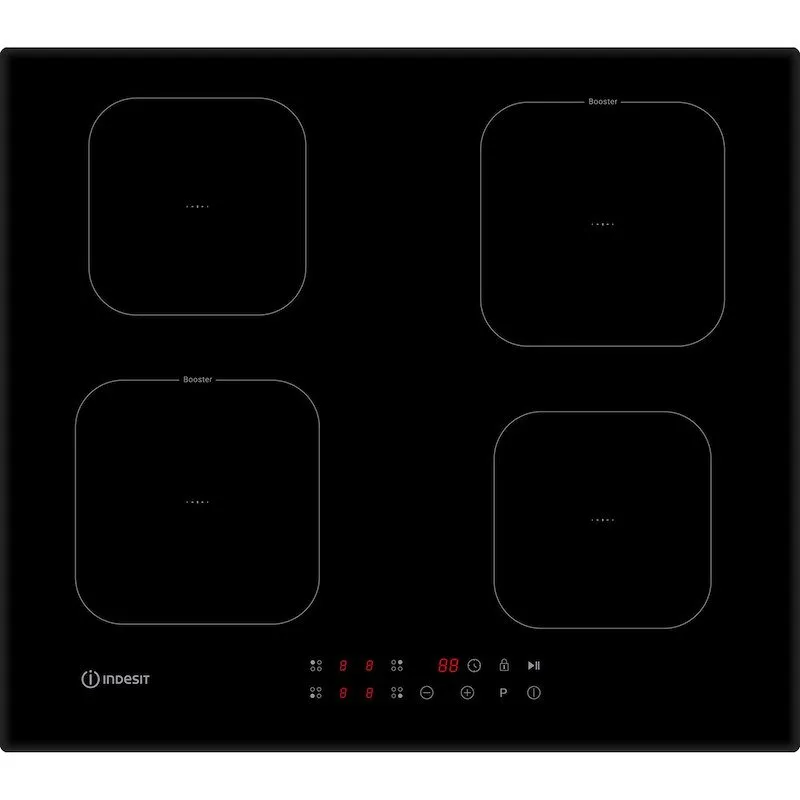 Indesit Piano cottura a induzione Is F 18q60 Nero - immagine 1