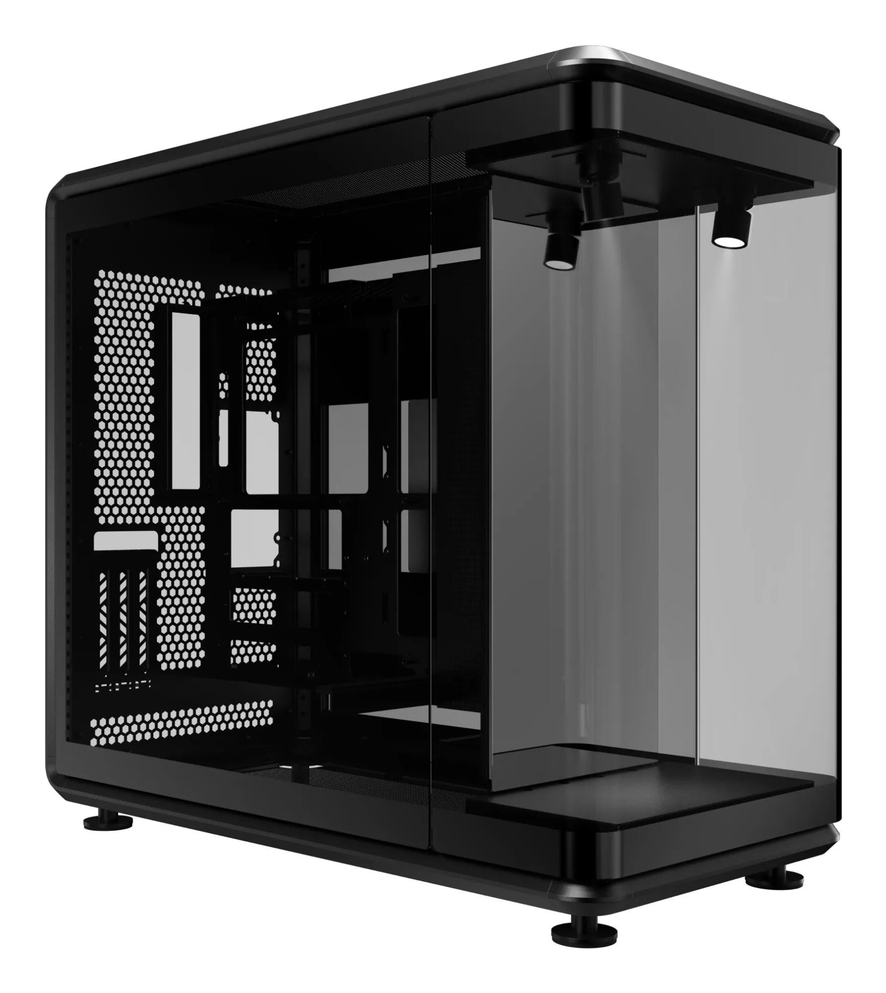 Cooler Master MasterFrame 360 PANORAMA Full Tower Nero Trasparente - immagine 1