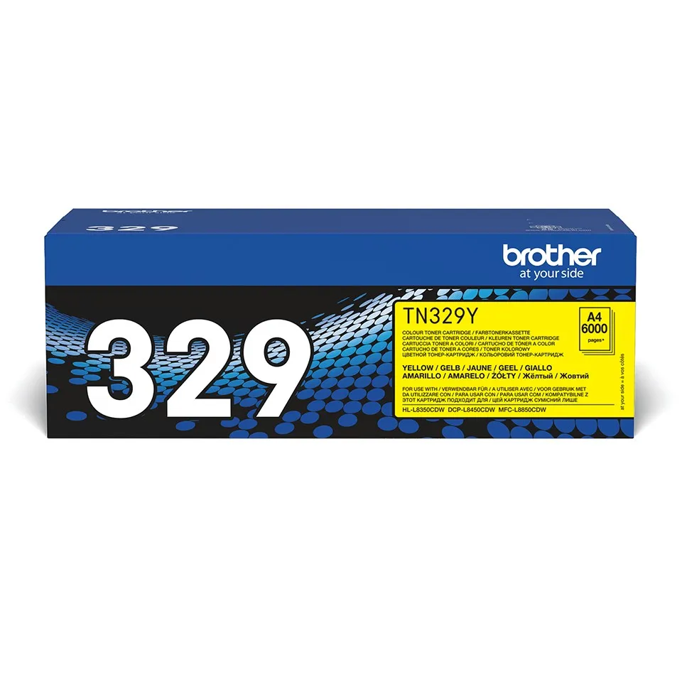 ORIGINALE Brother toner giallo TN-329Y 329 6000 pagine - immagine 1