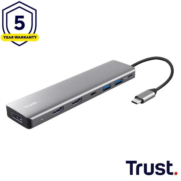 Trust Dalyx 7-IN-1 Multiport Adapter 25661 - immagine 1