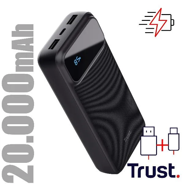 Trust Avala 20.000 Pd Powerbank 25883TRS - immagine 1