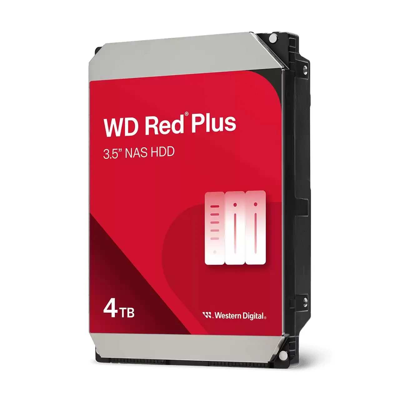 Western Digital Red Plus WD40EFZZ disco rigido interno 4 TB 5400 Giri/min 128 MB 3.5 Serial ATA III - immagine 1