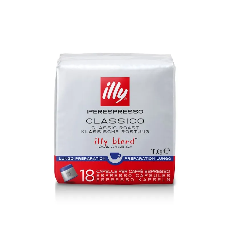 Illy - 18 Capsule Caffè Iperespresso Espresso Lungo - 7955 - immagine 1