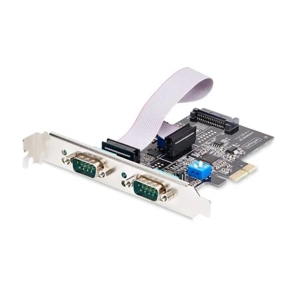 Startech Scheda Seriale Pci Express A 2 Porte RS232/RS422/RS485 (DB9) 2S232422485-PC-CARD - immagine 1