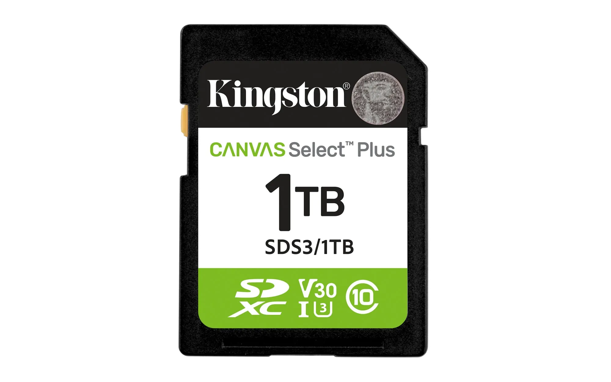 Kingston Technology 1TB SDXC Canvas Select Plus Gen3 150MB/s C10 UHS-I U3 V30 - immagine 1