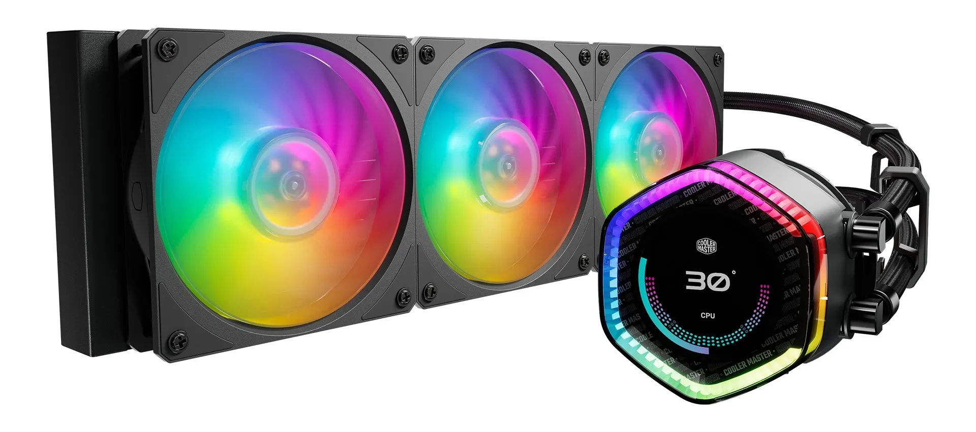 Cooler Master MasterLiquid 360 ION Processore Raffreddatore di liquidi tutto in uno 12 cm Nero 1 pz - immagine 1