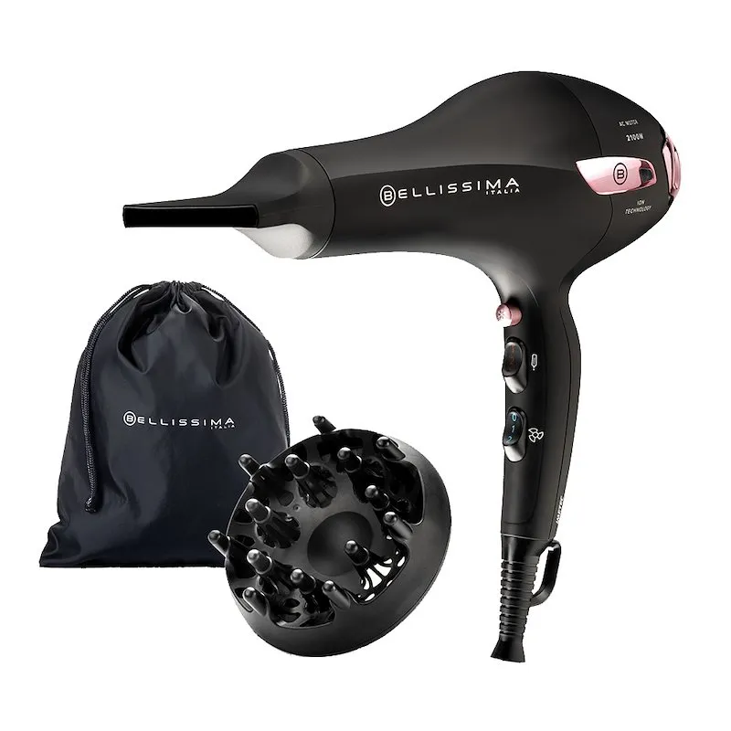 Imetec Asciugacapelli Bellissima P7 3200 Nero e rosa - immagine 1