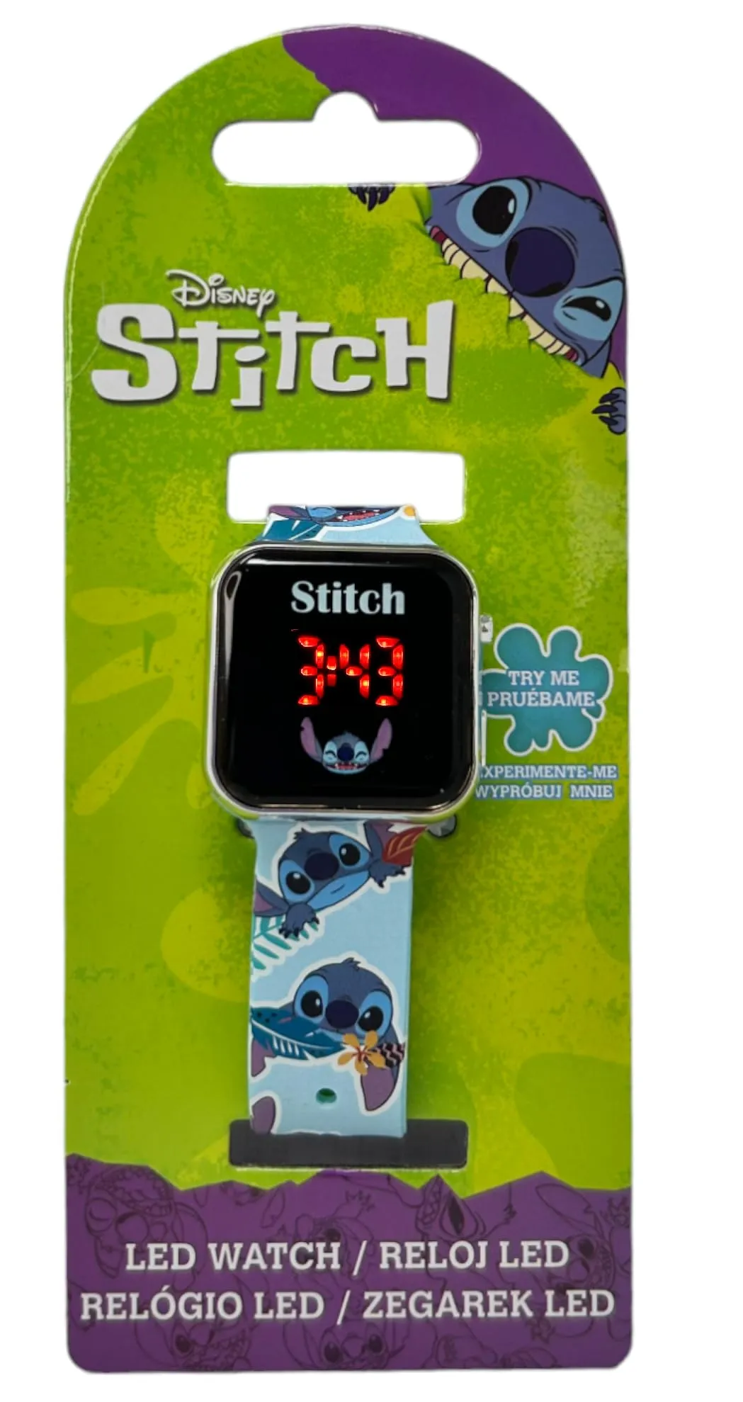 Orologio Stitch Bambino Digitale LED, Cinturino Silicone Regolabile 22 cm - immagine 6