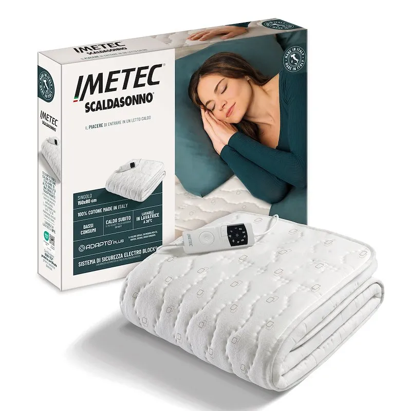 Imetec Scaldasonno Adapto Plus 100% Cotone 26201 - immagine 1