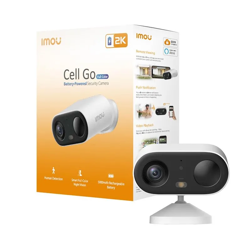 Imou Telecamera a Batteria esterno 3MP Cell Go Full Color 2k - immagine 1