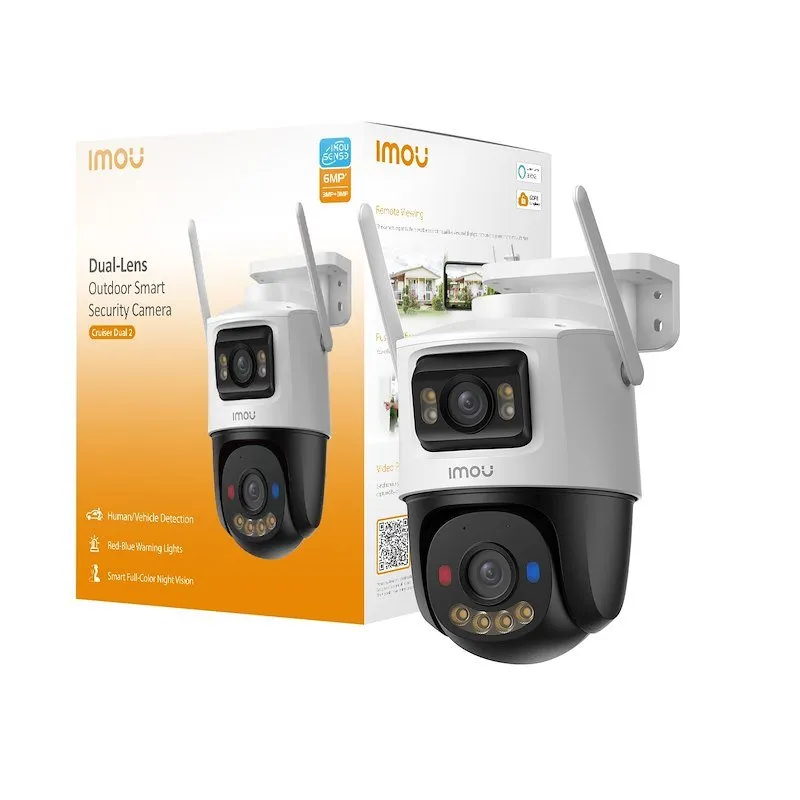 Imou telecamera Wi-Fi da esterno Cruiser Dual 2 6mp - immagine 1