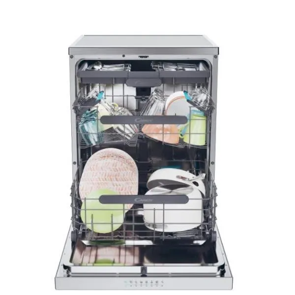 Candy Cm 60 16pls 4digit Wifi + Bt 44dB Stainless Steel Terzo Cesto Open Door W+d 35 Classe C 32002507 - immagine 1
