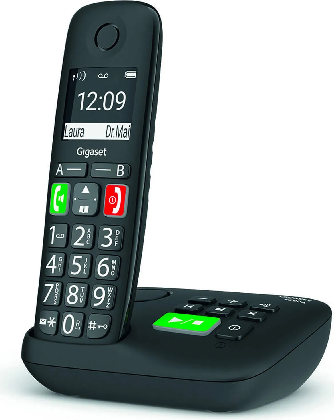 Gigaset Telefono Cordless E 290 A Nero - immagine 1