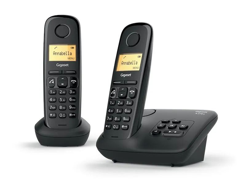 Gigaset Telefono Cordless 2Pz A 270 Am Duo Nero - immagine 1