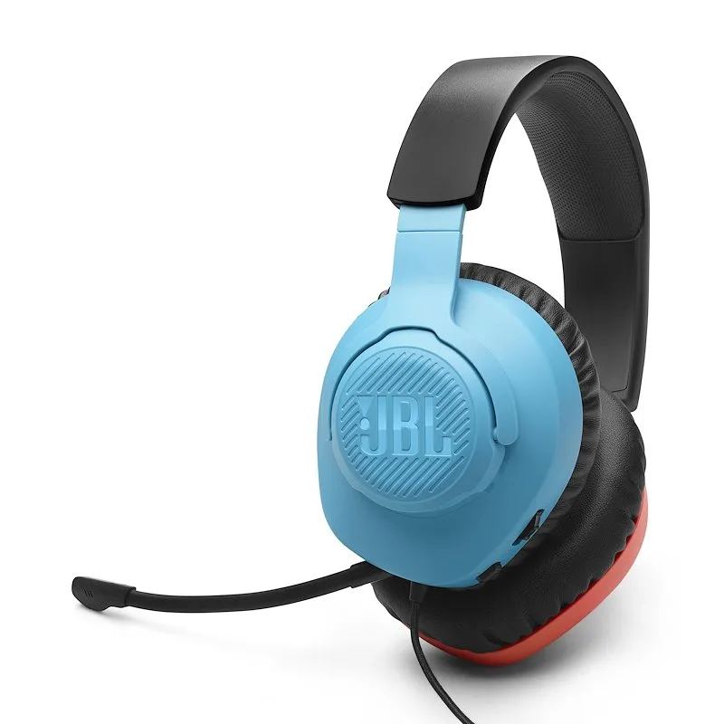 Jbl Cuffie a Padiglione Chiuso QUANTUM 100N Rosso/Blu - immagine 1