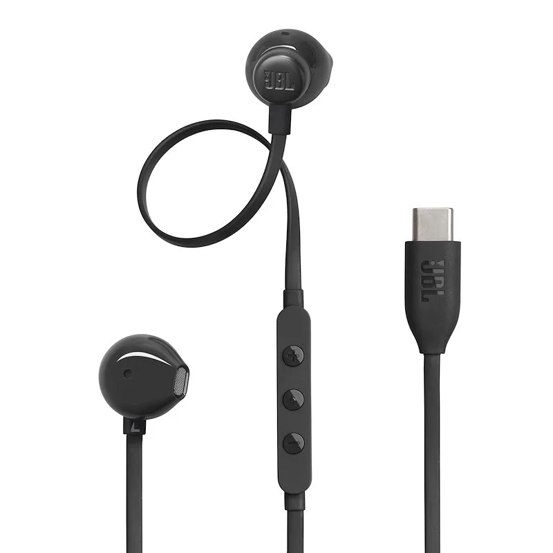 Jbl Auricolari con Filo Tune 305C USB-C Jblt305cblk Nero - immagine 1