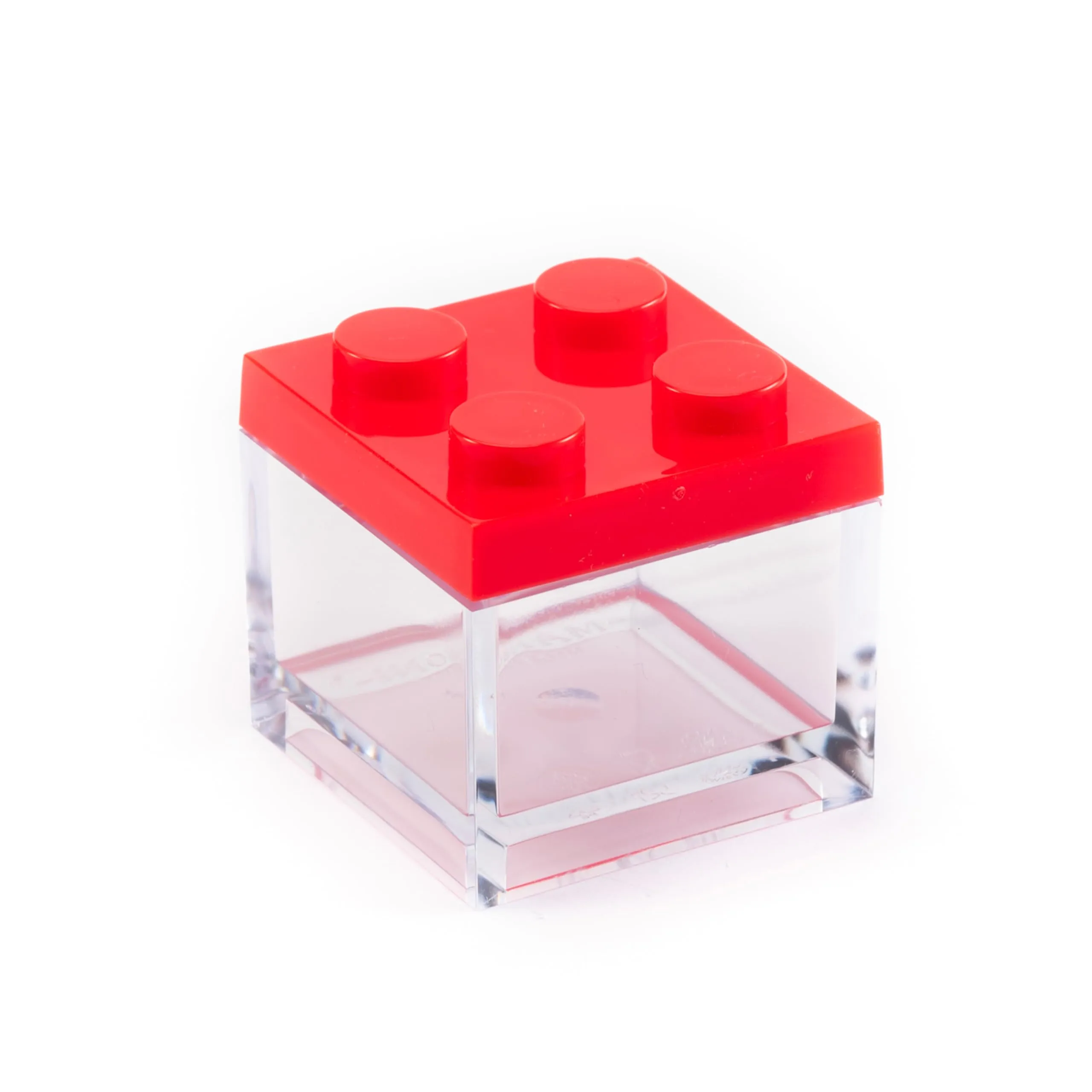 Manzoni Home - Contenitori Mattoncino - Set da 24 Pezzi colore Rosso - Ideali come Bomboniere per Matrimoni, Feste di Laurea e Decorazioni Creative - Made in Italy - immagine 1