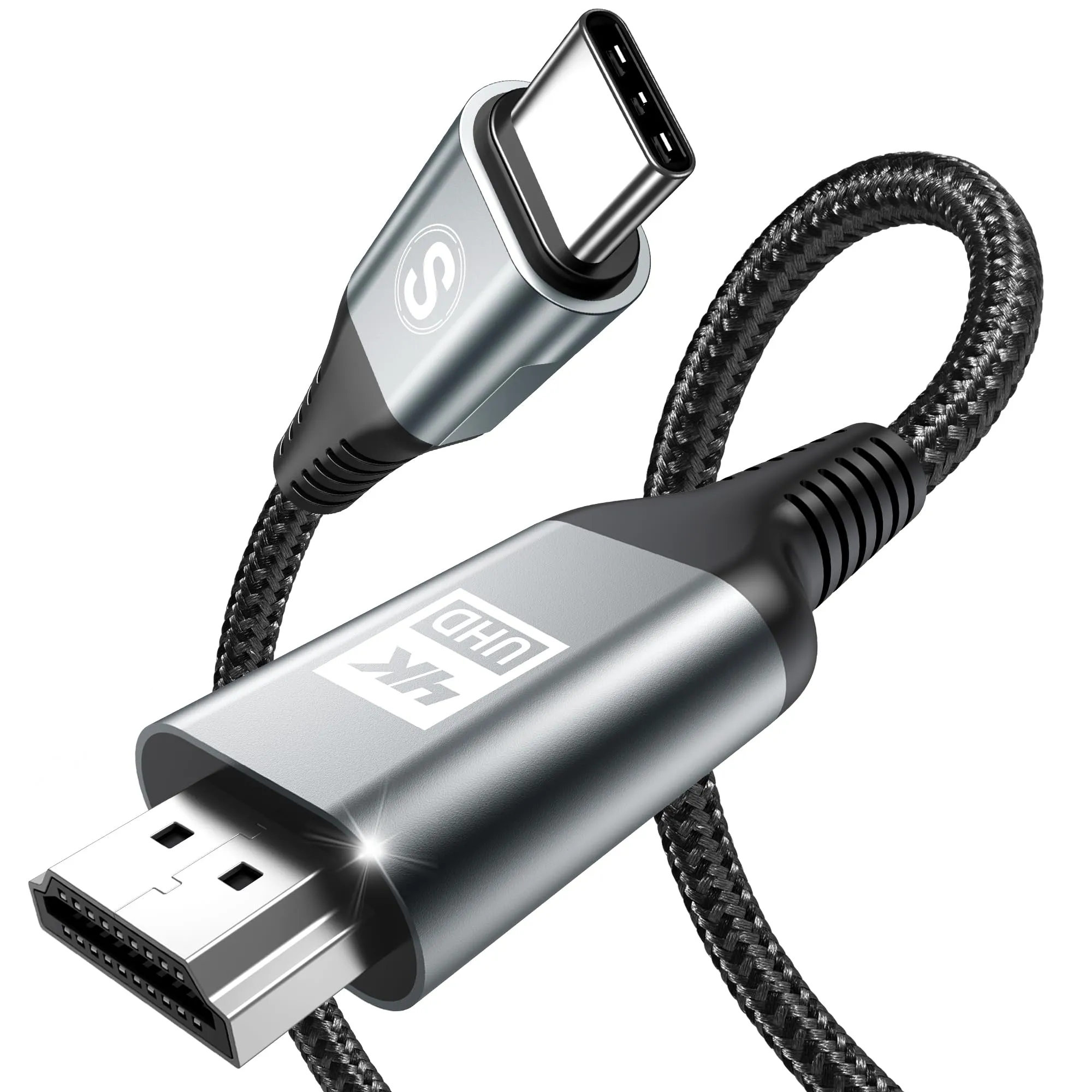 Cavo HDMI USB C 0.5M,4K@60hz Adattatore Type C a HDMI,Cavo hdmi iphone usbc - immagine 1